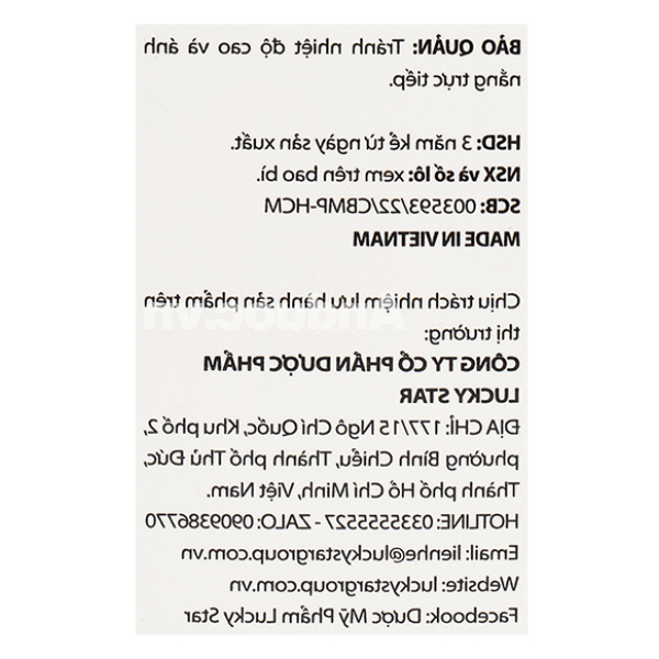 Dung dịch vệ sinh phụ nữ Lucky Star Juory Lá Trầu Không khử mùi chai 180ml