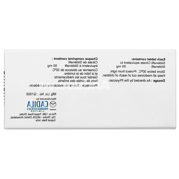 Cupid 50 trị các tình trạng rối loạn cương dương (1 vỉ x 1 viên)