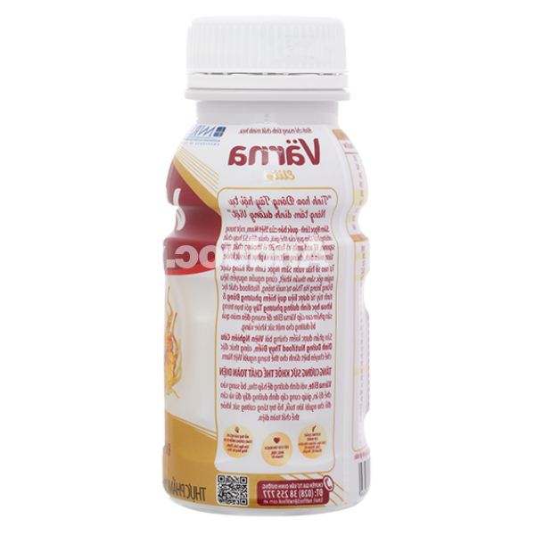 Sữa bột pha sẵn Nutifood Varna Elite bổ sung dinh dưỡng lốc 6 chai x 237ml