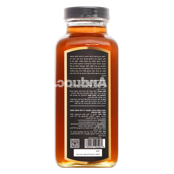 Mật ong thiên nhiên Hoa Cỏ Điện Biên Honey Land chai 520g