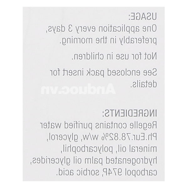 Regelle Gel đặt dưỡng trị khô, ngứa rát âm đạo (6 tuýp x 6.5g)