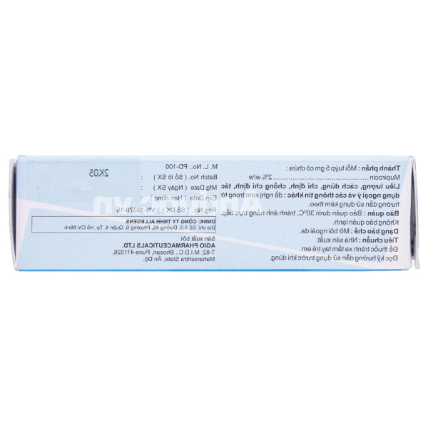 Thuốc mỡ bôi da Bactronil 2.0% trị nhiễm khuẩn da tuýp 5g